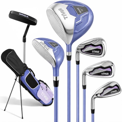 Womens 7-Piece Golf Set Purple