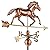 Good Directions Smithsonian Running Horse Weathervane, Pure Copper