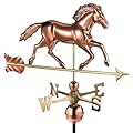 Good Directions Smithsonian Running Horse Weathervane, Pure Copper
