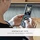 SPC Stella 3 - 4G Seniorenhandy mit Klappcover | Menü und große Tasten | Notruftaste, Remote-Konfiguration, hörgerätekompatibel und 103dB Lautstärke | Ladestation und 3 Direktspeicher - Schwarz