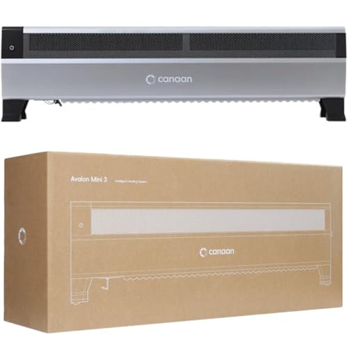 New Canaan Avalon Mini 3 BTC Miner 37.5 TH/s 21.3J/TH 800W 110-240V AC 50/60Hz Solo Mining 35-55dB Home Office Miner - with PSU