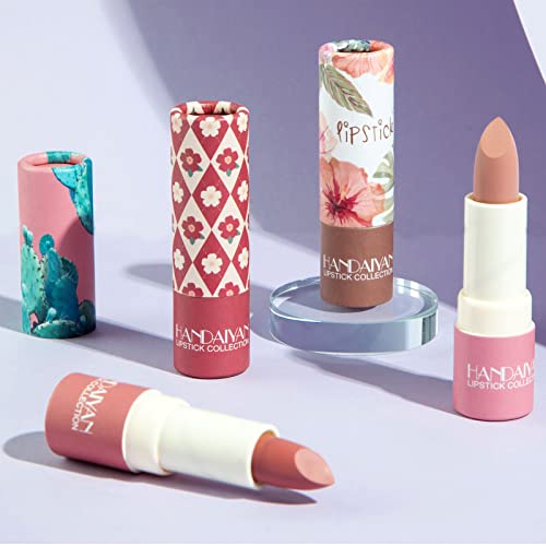 Matte Lipstick Lip Tint Balm Lipgloss, Velvet Pink Lipstick Long lasting Waterproof Non Stick Cup Lipstick Lip Gloss Nude Velvet Lipstick, Up to 12 Hour Wear, Non Drying Lipstick for Woman (#04) - Image 7