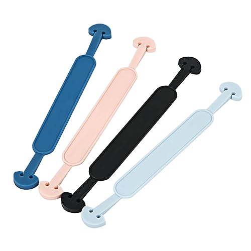 PLAFOPE 20個の ロープ延長 耳保護バンド滑り止めノンスリップ アクセサリー快適な バンド(スカイブルー、ブラック、ブルー、ピンク)