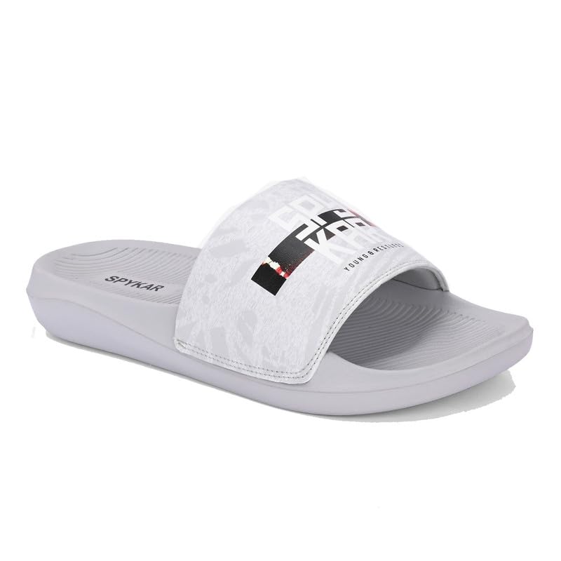 Spykar Peterson Men Grey Slider (B0D6Z4JL12) Amazon Price History, Amazon Price Tracker