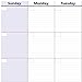 AT-A-GLANCE QuickNotes Undated Monthly Desk Pad, 12 Months, 22