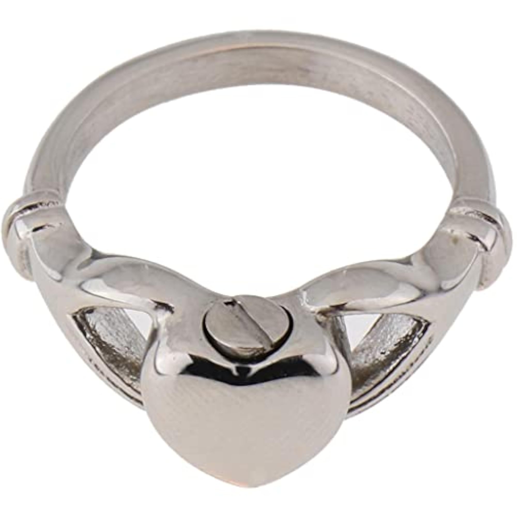 Heart Memorial Ring for Pet Ashes, Size 9