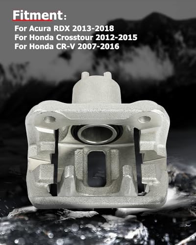 Image of cciyu 19B6886 Rear Left Brake Caliper Assembly w /Bracket For Acura For RDX 2013-2018,For Honda For Crosstour 2012-2015,For Honda For CR-V 2007-2016