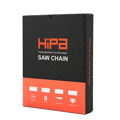 Hipa S55 16 Inch Chainsaw Chain For Stihl Mcculloch Wagner Craftsman Electric Chainsaw Chain Troy-Bilt Tb3516 Tb4516 For 16 Inch Bar .050 Gauge, 3/8" Lp Pitch, 55Dl 2Pack #TOP5