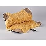 Naturasan Lammfell Handwärmer, warmer Kinderwagen Handmuff mit Lammfell Innenfutter, Muff, Kiwa, Buggy, Jogger, Radanhänger, HW-03-Bambini (Schwarz)