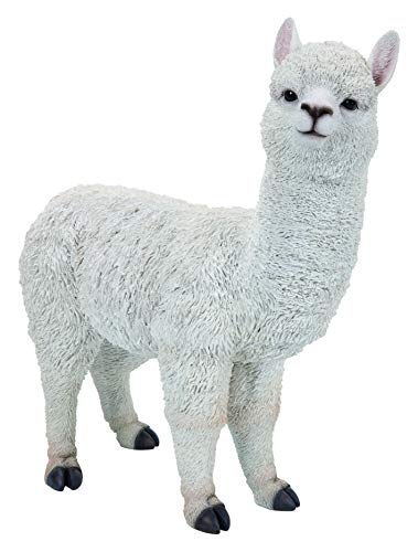 Preisvergleich Produktbild Vivid Arts - Plant Pals Dekoelement für Haus oder Garten, Alpaka, Weiß