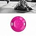 FytStycale Snow Sled Snow Luge Heavy Duty Winter Toy Toboggan Sleigh Downhill Sledge for Children Family Outdoor Sports Holiday Kids, Pink L
