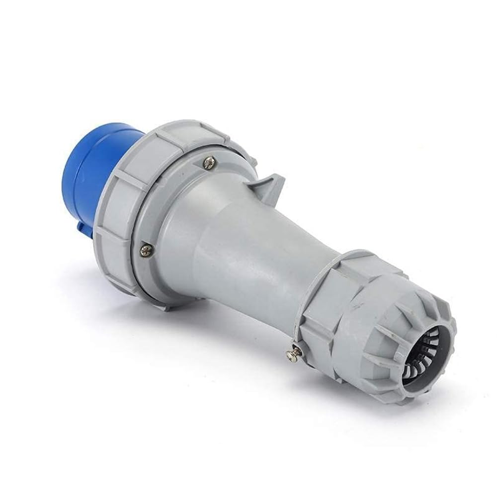 Conector Industrial Impermeable IEC60309 de 3 Pines, 125 A, 250 V, 2P+E, IP67