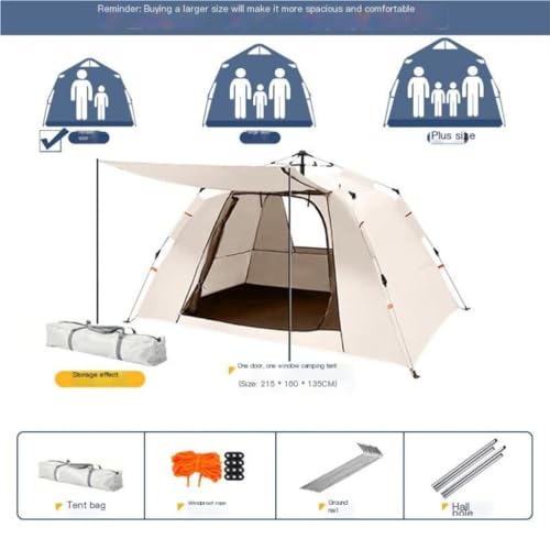 Carpa portátil automática para camping al aire libre miniatura 2