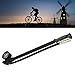 Portable Bicycle Pump, 300 PSI High Pressure Bike Pump with Pressure Gauge for Road Mountain Bikes