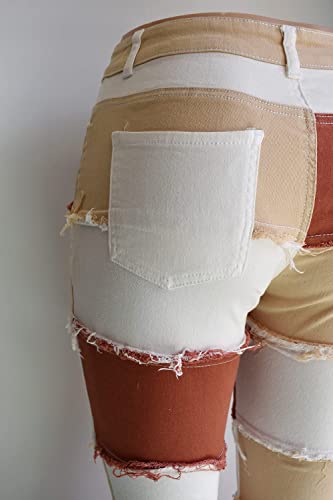 Aodrusa Bell Bottom Jeans for Women Flare 90s Raw Hem Frayed Midrise 70s Denim Y2k Pants4