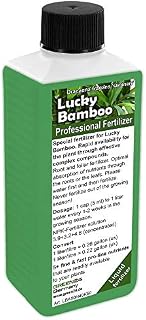 Lucky Bamboo Liquid Fertilizer, Feed, Plant Food NPK for Dracaena braunii, Dracaena sanderiana, Sander's Dracaena, Ribbon dracaena, Curly Bamboo, Chinese water bamboo, Friendship bamboo, Goddess of Mercy plant, Belgian evergreen, Ribbon plant