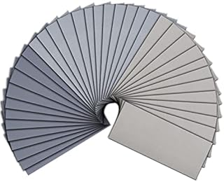 SIQUK 36 Pcs Sandpaper Wet and Dry Sanding Pads Assorted 3000 5000 7000 High Grit Sanding Sheets 9 x 3.6 Inches Abrasive Paper for Automotive Sanding Wood Furniture Finishing