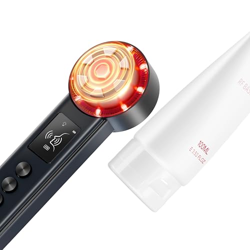 Skin Tightening Device | 6 in 1 Radio Frequency Skin Tightening Device | Professional Face Tightening | Lifting | Wrinkle Reducing | Depuff | Absorb | at Home RF Anti Aging Face Beauty Device