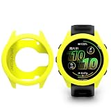 Kompatybilne z zegarkiem Garmin Forerunner 570 42 mm 47 mm, miękkie, elastyczne tworzywo TPU, cienkie, lekkie etui ochronne do zegarka Forerunner 570, bez osłony ekranu przedniego, 47 mm