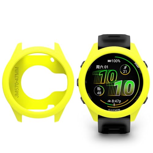 Carcasa delgada para Garmin Forerunner 570 de 47mm hecha en TPU suave antigolpes 6