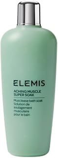 ELEMIS Aching Muscle Super Soak 400ml, Natural Bath Milk Soak To Ease Muscle Aches & Tension
