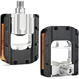 折り畳み式ペダル 自転車折りたたみペダル アルミ合金 左右 セット 軽量 滑り止め 耐久性 折りたたみ自転車 mtb マウンテンバイク ロードバイク用