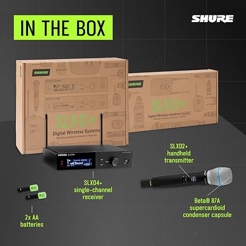 Image of Shure SLXD24+ Wireless System with Beta87A Capsule - G57 Band