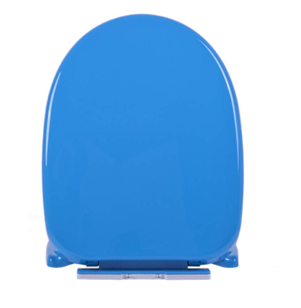 Dxpsxjl Blu Soft Close Toilet Seat Wc Pan 35Cm Round/D/V Shaped Strong Hinge Fix - U4143 Wit V4448, Pan, Close, Toilet, Round, Shaped, Soft, Seat, 35Cm, Adjustable, Lightweight