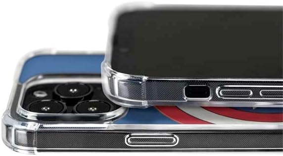 Skinit Phone Case Compatible with MagSafe iPhone 14 Pro Max - Officially Licensed Marvel Captain America Shield Design
