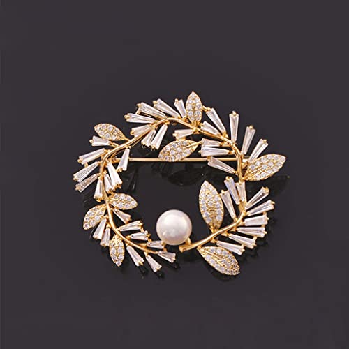 Broche élégante pour corsage de cérémonie et soirées habillées