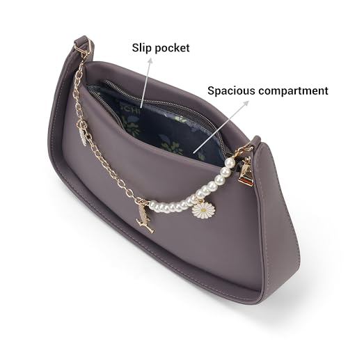 Image of Mochi Women Casual PU Soft Body Zipper closure Solid Sling Bag