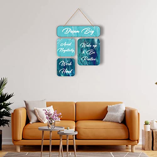 Image of Zesta Motivational Wooden Wall Hanging Decorative Items /Hanging Home Wall Decor Items /MDF Decoration Items /Cute Wall Art For Living Room /Home Decor Items Living Room