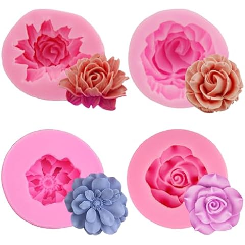 HANIUTTY Moules Silicone Fleur 3D Cover