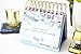 bloom daily planners Undated Perpetual Desk Easel/Inspirational Standing Flip Calendar - (5.25