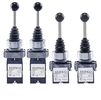 Amazon.com: 2 Position 2NO 4NO 4 Position Cross Rocker Switch XD2PA12CR ...