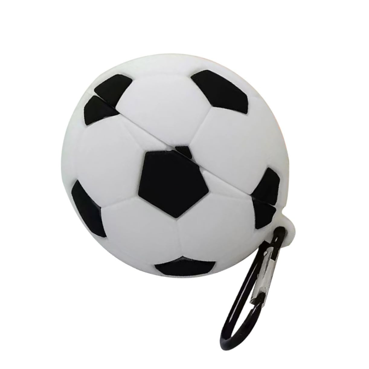 HOLIDYOYO Estuche Para Auriculares Con Forma De Balón De Fútbol – Compatible Con AirPods, Con Gancho Antipérdida