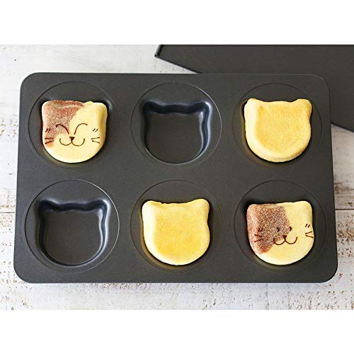 Amazon | コッタ イングリッシュ マフィン型 ねこ (6個取り) | Cotta