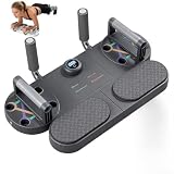 Planche de Pompes 5 en 1,Push Up Board Avec Minuterie,Multifonction (Gris)