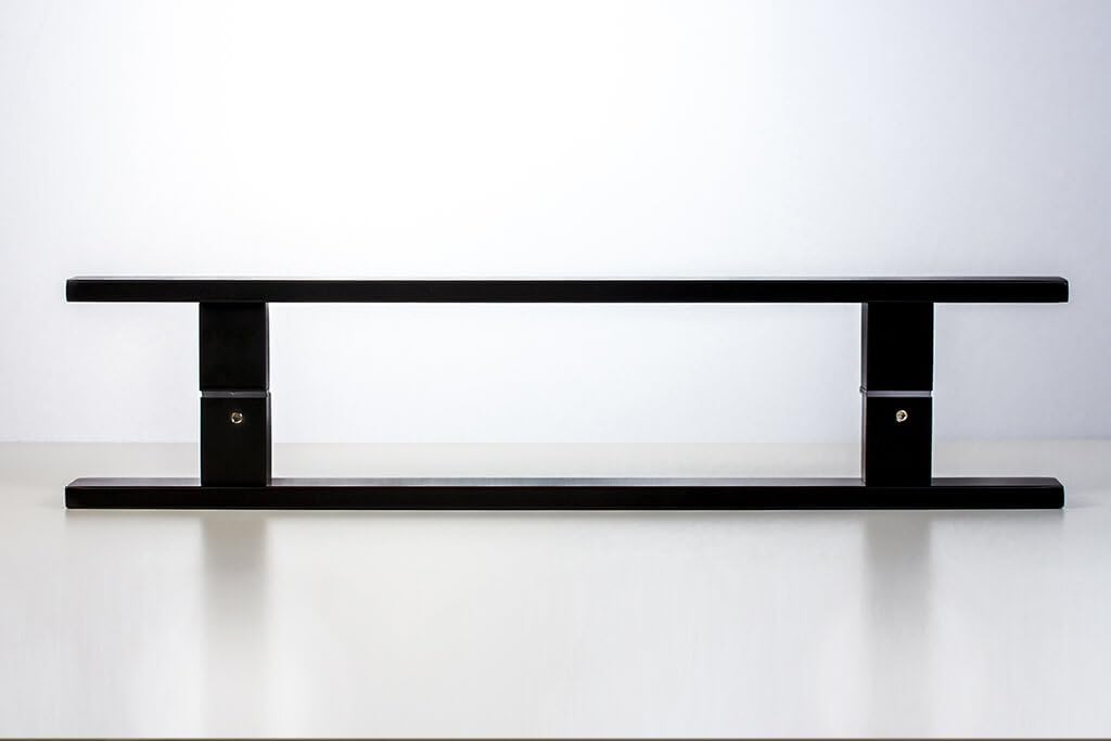 18 Inch Length Back to Back Matte Black Door Handles, Modern Stainless Steel Front Door Handle Pulls for Wooden Glass Metal Home Office Shop Shower Doors Sliding Barn Doors, Flat Rectangular Shape Bar