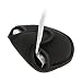 Black Golf Putter Headcover Oversize Neoprene Club Head Cover Perfect for Mallet Putters Fits Most 2 Ball Putters Clubs