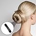 9 Pcs Hair Bun Maker Sponge Hair Buns Shaper Magic Snap Roll Sponge Curler Clips Foam Sponges Buns Hairs Styling Accessories Easy Bun Twister for Ballet French Twist Long Thin Curly Straight Wavy