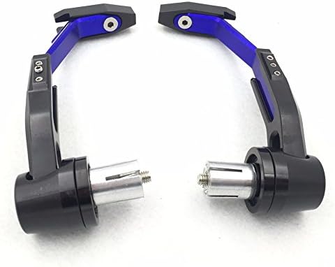 SMT-Adjustable Angel Length Black Blue CNC 7/8"(22mm) Protector Proguard Pro Brake Clutch Levers Protect Guard Compatible With Suzuki GSXR Hayabusa RM DR Kawasaki Ninja Aprilia Climber [B01AFXM3UG]