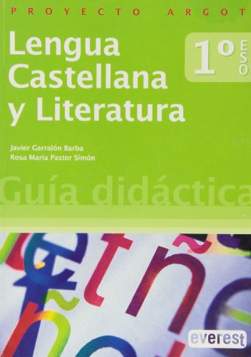 Portada de Lengua Castellana y Literatura 1.º ESO. Guía Didáctica