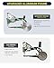 Shoe Repair Machine Leather Sewing Machine Cobbler Sewing Machine, Manual Leather Sewing Machine with Dual Cotton Nylon Line for Tents, Bags, Clothes, Quilts and Coats