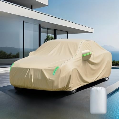 レクサスNX200T/NX300/NX300h(平成26年7月~令和3年10) に適用 車 カバー サンシェード 薄い 厚い 凍結防止 霜除け 雹対策 車カバー 1個入り 塗装面保護 紫外線対策 耐強風 日焼け防止 破れにくい 収納袋付き 車内の目隠(A黄