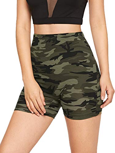 SweatyRocks Women's Sexy Lace Trim Slip Shorts Yoga Bike Active Short Leggings
