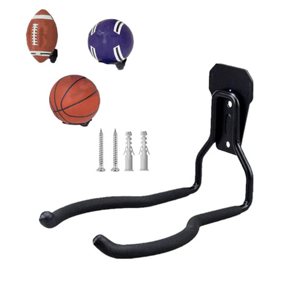 zoele Football Rack Holder Wall Mount, Wall Mount Basketball Holder, Ball Wall Rack Holder Display Storage Rack