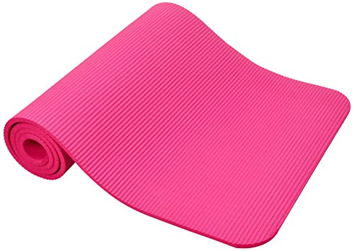 All-Purpose-12-Inch-Extra-Thick-High-Density-Anti-Tear-Exercise-Yoga-Mat-and-Knee-Pad-with-Carrying-Strap-and-Optional-Yoga-Blocks-Multiple