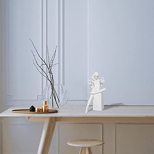 Minnory Home, Statues For Home Decor, 10”, Sculptures Home Decor, Astrology Decor, Libra Decor, Office Decorations, Zodiac Decor, Shelf Decor, White Decor, Figurines Home Decor, Astrology Room Decor #TOP5