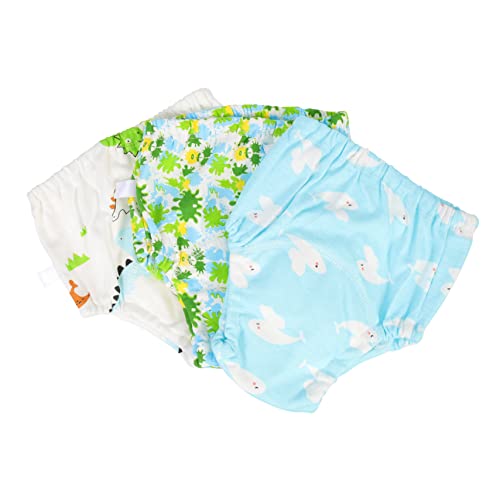 Healifty 3Pcs Estilo Niño Natación Pañales Pantalones M Reutilizables Para Prendas De Vestir Pantalones Lavable Mixto Piscina Nadar Playa Ropa Interior Cómodo Bebés Infantil Transpirable